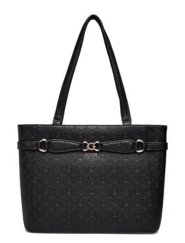 Arlena Logo Noel Tote Black GUESS