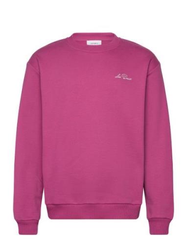 Crew Sweatshirt Pink Les Deux