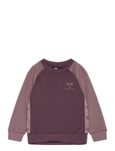 Hmlwulbato Sweatshirt Purple Hummel