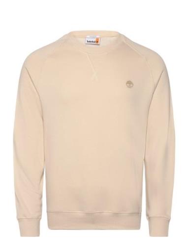 Exeter River Brushed Back Crew Sweatshirt Angora Beige Timberland