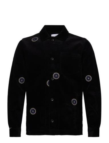 Layton Corduroy Aoe Overshirt Black Les Deux