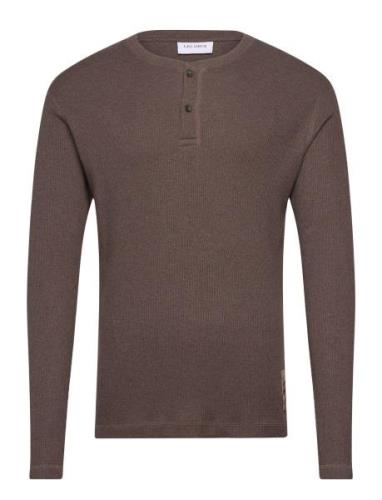 Dan Ls T-Shirt Brown Les Deux