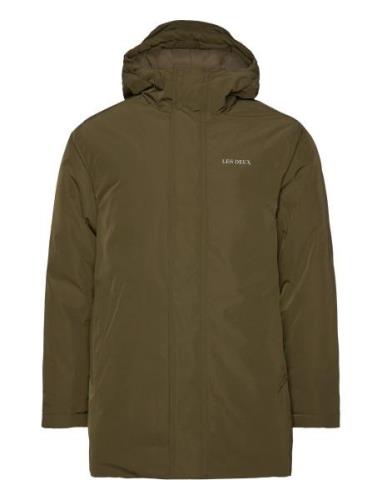 Darius Coat Green Les Deux