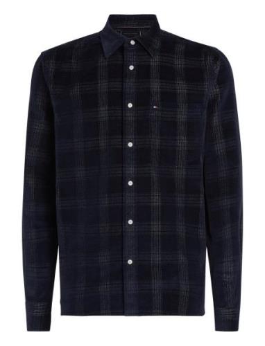 Corduroy Check Rf Shirt Navy Tommy Hilfiger