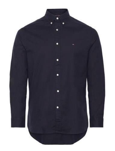 Flex Brushed Solid Rf Shirt Navy Tommy Hilfiger