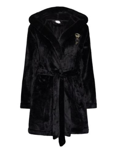 Hooded Robe Black Juicy Couture