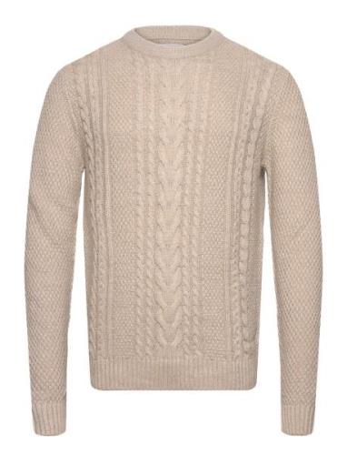 Jjcraig Knit Crew Neck Aw24 Cream Jack & J S