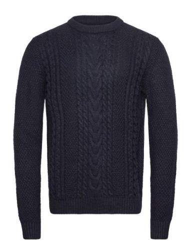 Jjcraig Knit Crew Neck Aw24 Navy Jack & J S