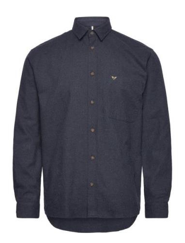 Frank Flannel Shirt Navy Fat Moose