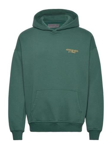 Anf Mens Sweatshirts Green Abercrombie & Fitch