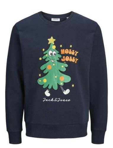 Jjxmas Jolly Sweat Crew Neck Navy Jack & J S