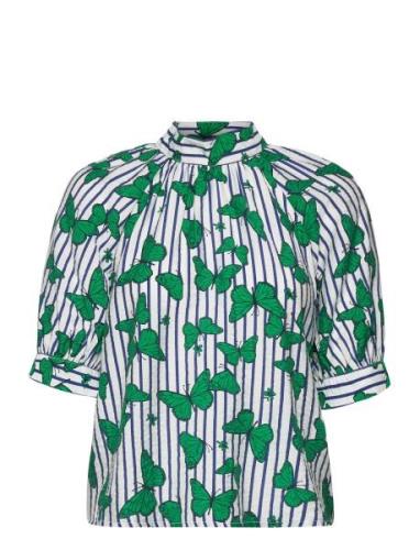 Blouse Majken Print Green Lindex