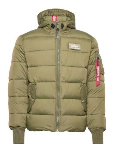 Hooded Puffer Alpha Fd Green Alpha Industries