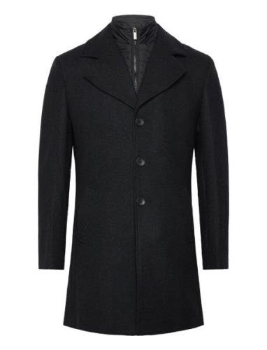 Bs Portmore Slim Fit Coat Black Bruun & Stengade