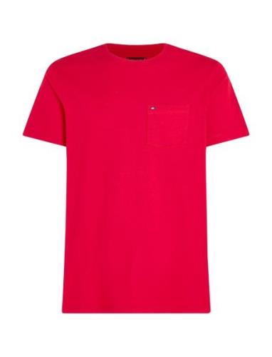 Essential Solid Pocket Tee Red Tommy Hilfiger