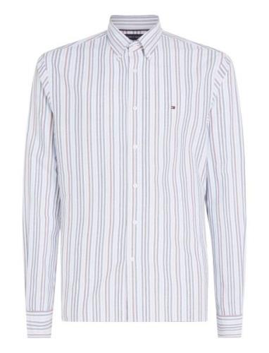 Multi Stripe Oxford Rf Shirt White Tommy Hilfiger