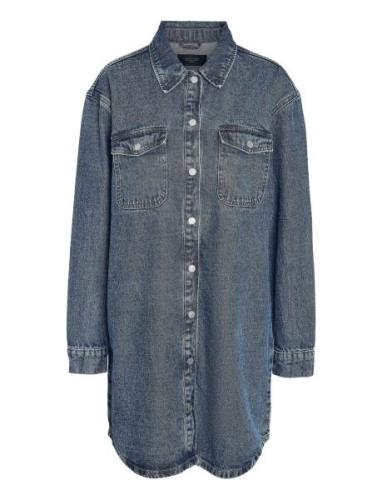 Nmalva L/S Denim Dress Az351Mb Noos Fwd Blue NOISY MAY