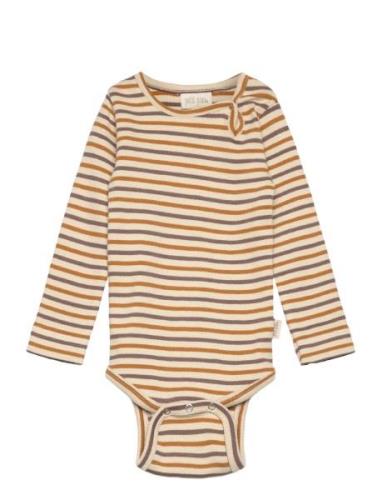 Body L/S Modal Striped Patterned Petit Piao