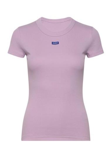 Easy Tee_B Purple HUGO BLUE