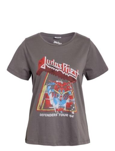 Nmnate Judas Priest S/S T-Shirt Jrs Fwd Grey NOISY MAY