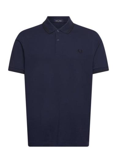 Twin Tipped Fp Shirt Navy Fred Perry