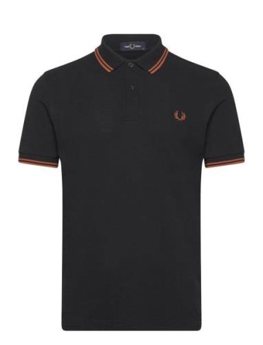 Twin Tipped Fp Shirt Black Fred Perry