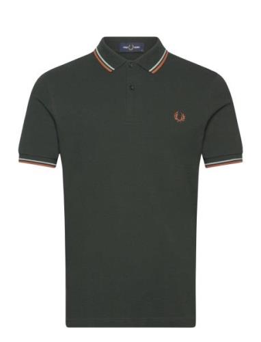 Twin Tipped Fp Shirt Green Fred Perry