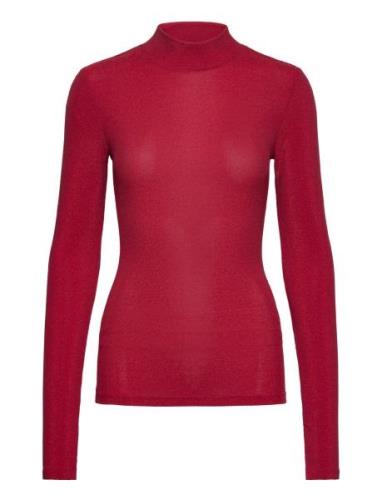 Rwnora Ls Top Red Rosemunde