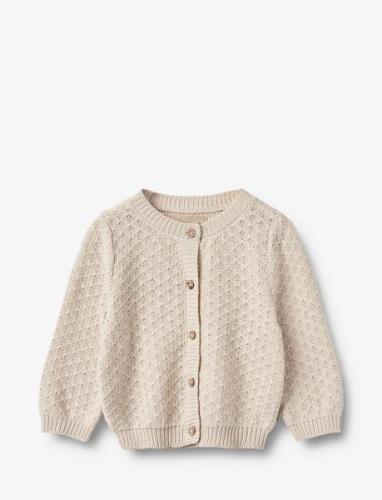 Knit Cardigan Magnella Beige Wheat