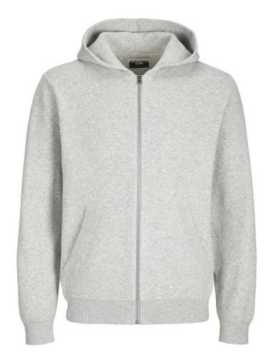 Jcocaleb Knit Zip Hoodie Bf Grey Jack & J S