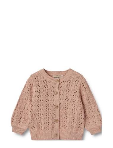 Knit Cardigan Celia Pink Wheat