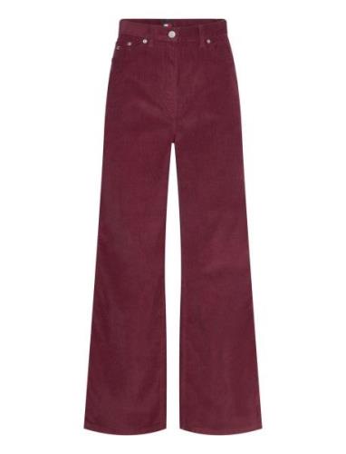 Tjw Claire Fine Cord Pant Red Tommy Jeans