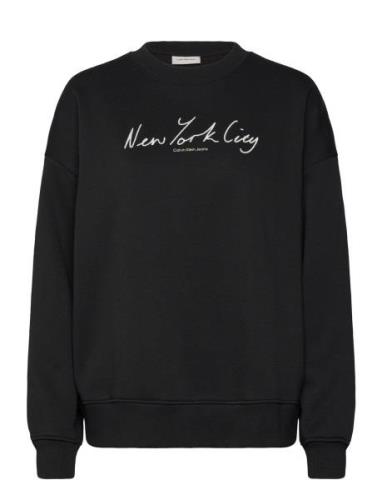 Embroidered Nyc Relaxed Cn Black Calvin Klein Jeans