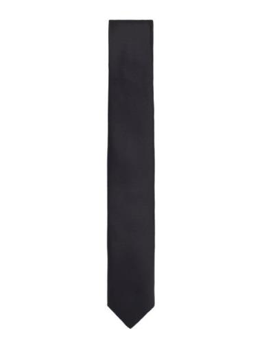 Polyester Tie 5 Cm Black Lindbergh Black