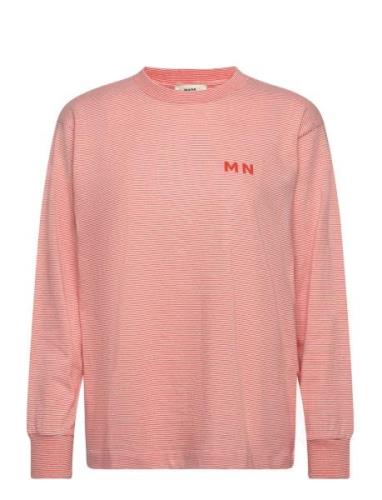 Crisp Jersey Bolette Tee Ls Pink Mads Nørgaard