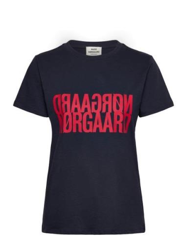 Single Organic Trenda P Tee Navy Mads Nørgaard