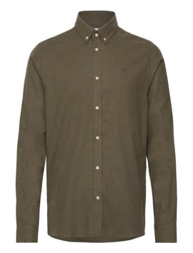 Desert Reg Shirt Green Les Deux