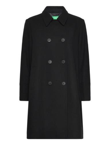 Coat Black United Colors Of Benetton