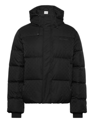 Monogram Puffer Jacket Black Daily Paper