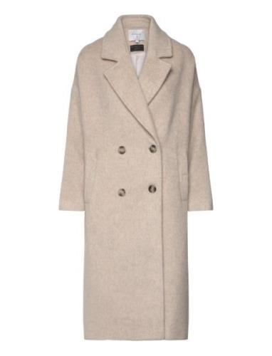 Gila Wool Coat Beige Dante6