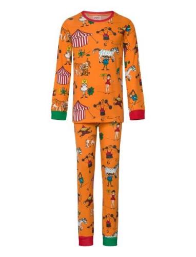 Cirkus Pippi Pyjamas Orange Martinex