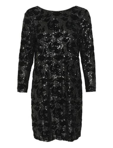 Kagritt Sequin Dress Black Kaffe