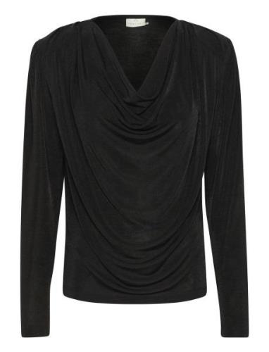 Kagina Jersey Blouse Black Kaffe