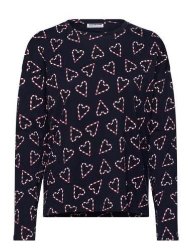 Nmmille Christmas L/S Top Jrs Navy NOISY MAY