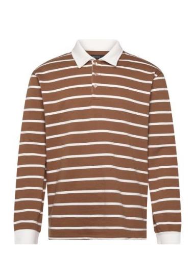 Mahaig Rugby Stripe Brown Matinique