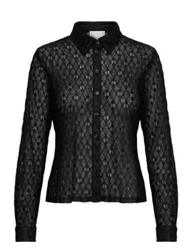 Violamw Lace Shirt Black My Essential Wardrobe