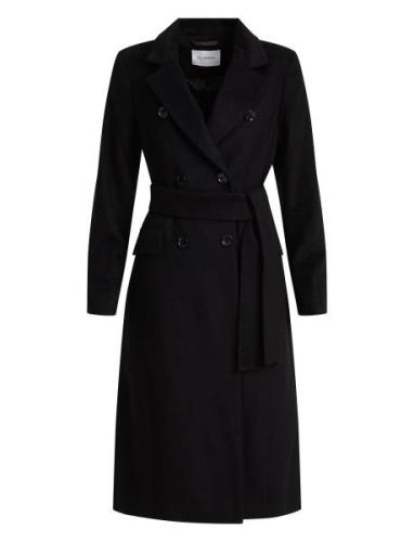 Wool Coat, Cadeo Black Ivo Nikkolo