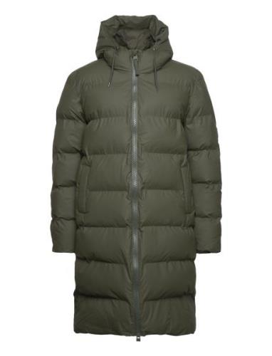 Alta Longer Puffer Jacket W3T4 Khaki Rains