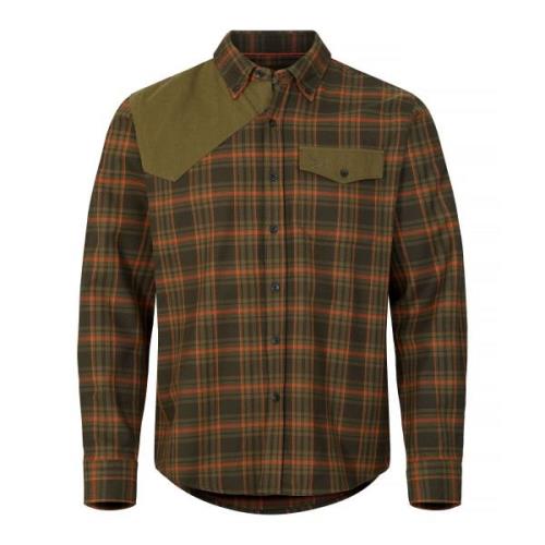 Nordic Hawk Johannishus LS Flannel Shirt Men Raven