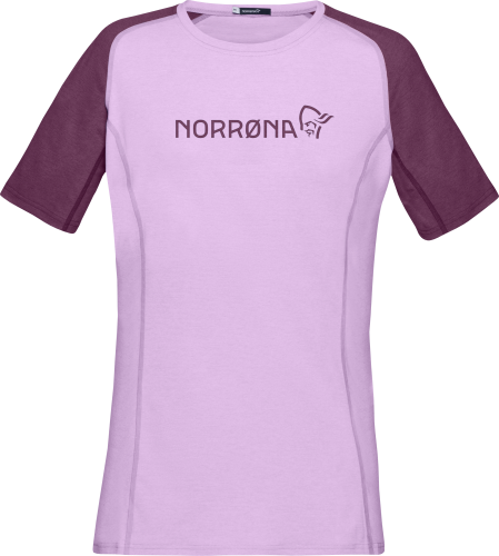 Norrøna Women's Fjørå Equaliser Lightweight T-Shirt Dark Purple/Violet...